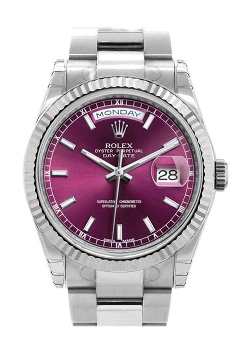 rolex day-date cherry dial price|Rolex oyster perpetual day date.